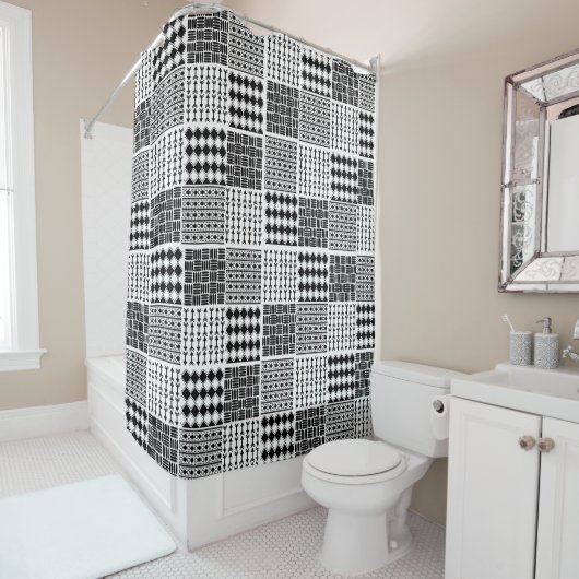 ボホキルト シャワーカーテン (インサイチュ)