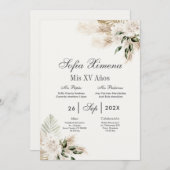 ボホキンセアニェラ スペインの 招待状 (正面/裏面)