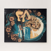 ボホギタービーチガールパズル ジグソーパズル (横)