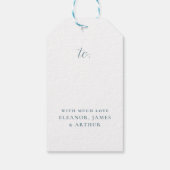 ボホギンガーブレッドハウスマジカル引用文クリスマス ギフトタグ (裏面)