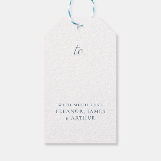 ボホギンガーブレッドハウスマジカル引用文クリスマス ギフトタグ (裏面)