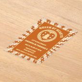 ボホクイーンオブハート誕生会 アクリル招待状 (レイダウン)