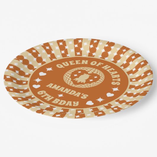 ボホクイーンオブハート誕生会 ペーパープレート (アングル)