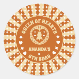 ボホクイーンオブハート誕生会 ラウンドシール