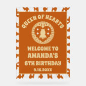 ボホクイーンオブハート誕生日歓迎 アクリルサイン (正面)