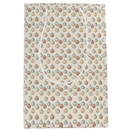 ボホクリスマスオーナメント暖かいヴィンテージ冬 ミディアムペーパーバッグ