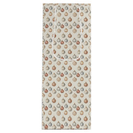 ボホクリスマスオーナメント暖かいヴィンテージ冬 ワインギフトバッグ