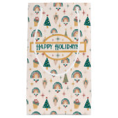 ボホクリスマススモール抱き枕 スモールペーパーバッグ (正面)