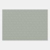 ボホクリスマスツリーズファラーラグリーンホリデー ラッピングペーパーシート (正面3)