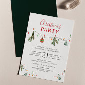 ボホクリスマスホリデーファミリーパーティの招待状