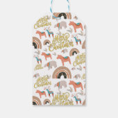 ボホクリスマスホリデー ギフトタグ (裏面)