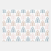 ボホクリスマスホリデー ラッピングペーパーシート (正面3)