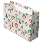 ボホクリスマス抱き枕 ラージペーパーバッグ (正面アングル)