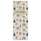 ボホクリスマス抱き枕 ワインギフトバッグ (正面)