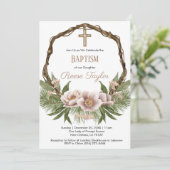 ボホクリスマス木造リースバプテスマ 招待状 (スタンド正面)