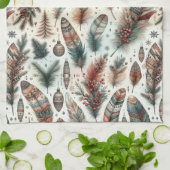 ボホクリスマス キッチンタオル (折り畳み)