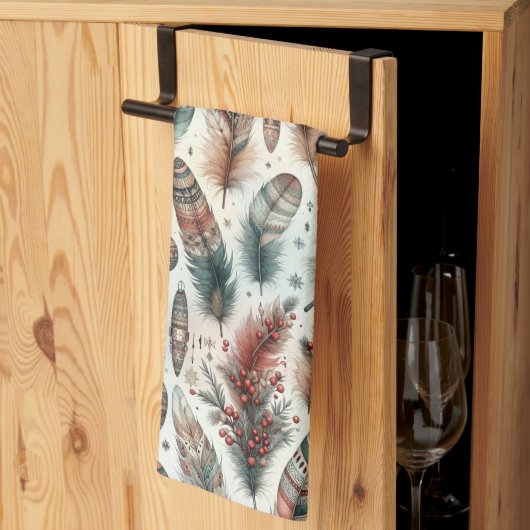 ボホクリスマス キッチンタオル (三つ折り)