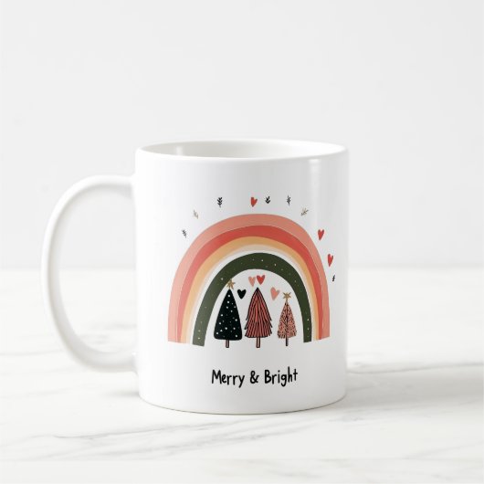 ボホクリスマス コーヒーマグカップ (左)