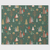 ボホクリスマス ラッピングペーパー (フラット)