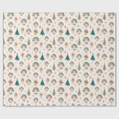 ボホクリスマス ラッピングペーパー (フラット)