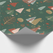 ボホクリスマス ラッピングペーパー (角)