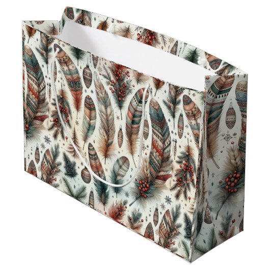 ボホクリスマス ラージペーパーバッグ (裏面アングル)