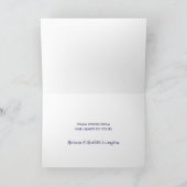 ボホクリスマフランスのストナカイタイポグラフィ カード (内部)