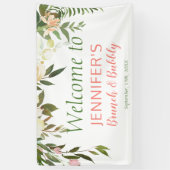 ボホクレムバラブランチ&バブリーブライダルシャワー 横断幕 (縦)