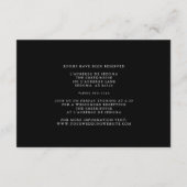 ボホクロウ素朴ラバーズ エンクロージャーカード (裏面)