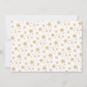 ボホクロセスラインウォーターカラーベビーシャワー招待状 招待状 (裏面)