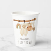 ボホクロセスラインガールベビーシャワー紙カップ 紙コップ (正面)