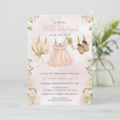 ボホクロセスラインフローラガールベビーシャワー 招待状 (スタンド正面)