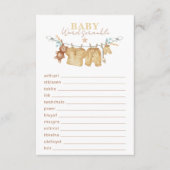 ボホクロセスラインベビー単語スクランブルゲーム エンクロージャーカード (正面)