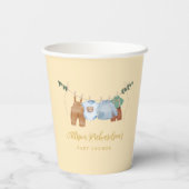 ボホクロセスラインボーイパステルイエロー紙カップ 紙コップ (裏面)