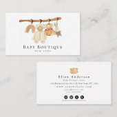 ボホクロセスリンベビーブティックソーシャルメディアビジネス 名刺 (正面/裏面)