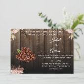 ボホクールラスモダンクエレガントコー結婚ヒー 招待状 (スタンド正面)