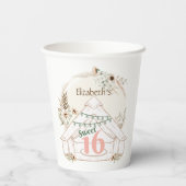 ボホグランプスウィート16誕生日パーティー紙カップ 紙コップ (裏面)