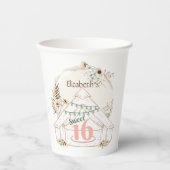 ボホグランプスウィート16誕生日パーティー紙カップ 紙コップ (正面)