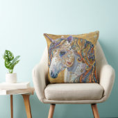 ボホグリッターユニコーン装飾用クッション クッション (椅子)