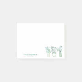 ボホグリーネリーポットハウスプランツ ポストイット