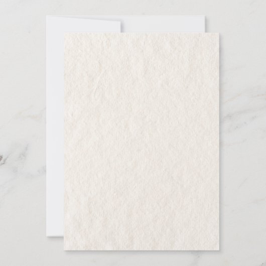 ボホグリーンとベージュユーカリプアス結婚ズ 招待状 (裏面)