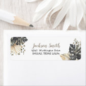 ボホグリーンセージワイルドワン誕生日住所 シール (インサイチュ)