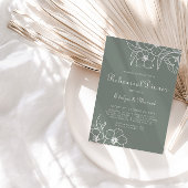 ボホグリーンデスティネーションホテルフローラリハーサルディナー 招待状