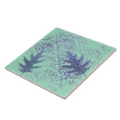 ボホグリーンパープル葉ズ タイル (側面)