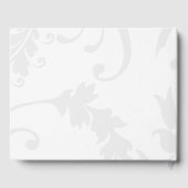 ボホグリーンベリーとグレーダマスクウェディング ゲストブック (裏面)