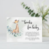 ボホグリーンユーカリリースキリン予約の依頼 エンクロージャーカード (スタンド正面)