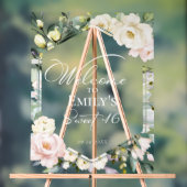 ボホグリーンリーフローラスウィート16ウェルカムアクリルサイン アクリルサイン (ニュートラル)