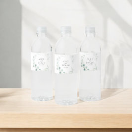 ボホグリーンリー結婚ユーカリ ペットボトルラベル