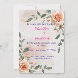 ボホグリーンリー結婚式招待状 招待状