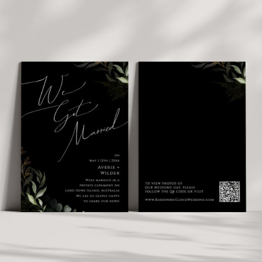ボホグリーンリー金ゴールド | Black Elopmentのお知らせ 招待状